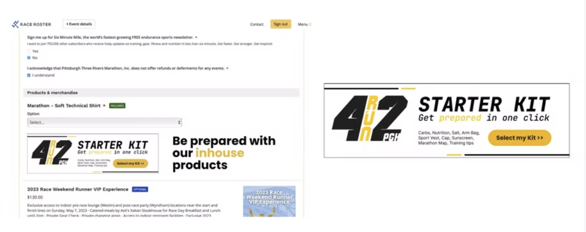 Registration and Starter Kit 2